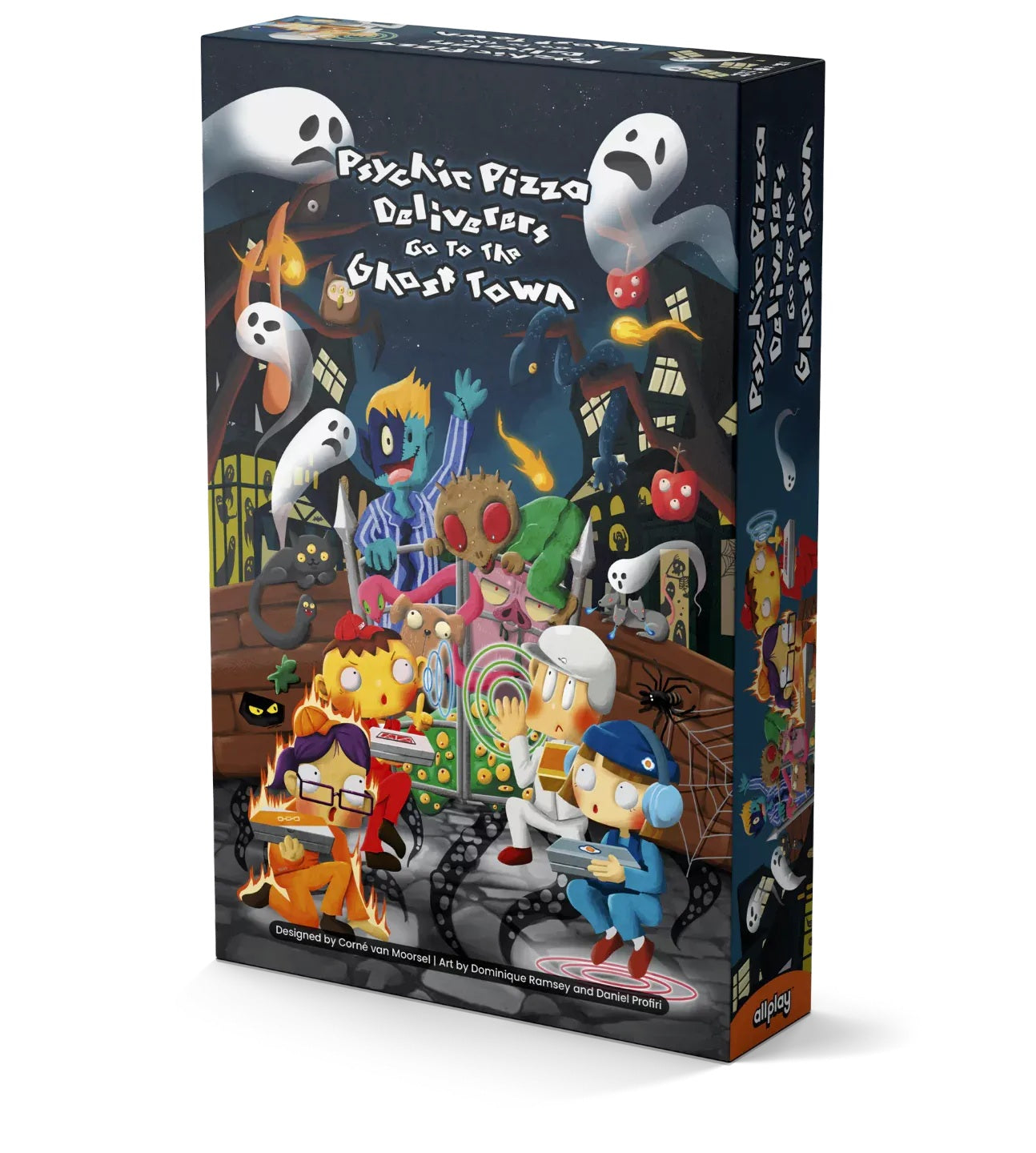 Psychic Pizza Deliverers Go To The Ghost Town English Board Game